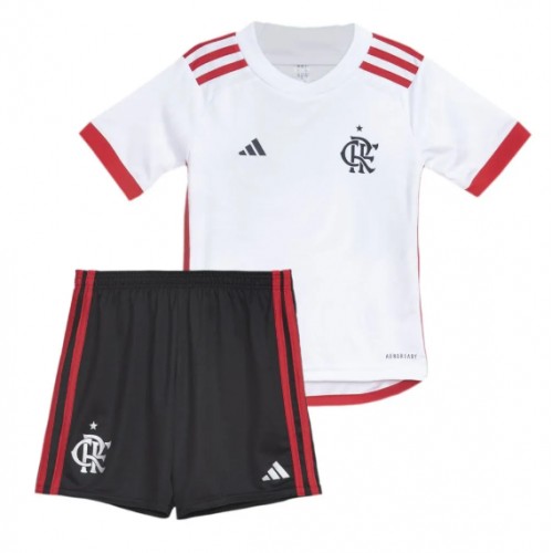 Fotbalové Dres Flamengo Dětské Venkovní 2024-25 Krátký Rukáv (+ trenýrky)